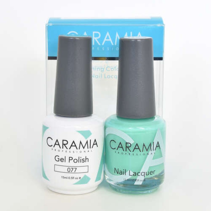 #077 Caramia Gel Polish & Nail Lacquer 0.5oz